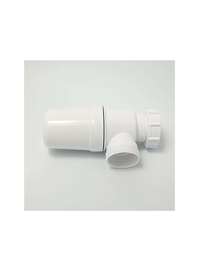 The Bros فخ زجاجة حوض الغسيل حوض الحمام مصيدة تصريف أنبوب 1 1/4" - صنع في الإمارات العربية المتحدة - Image 2