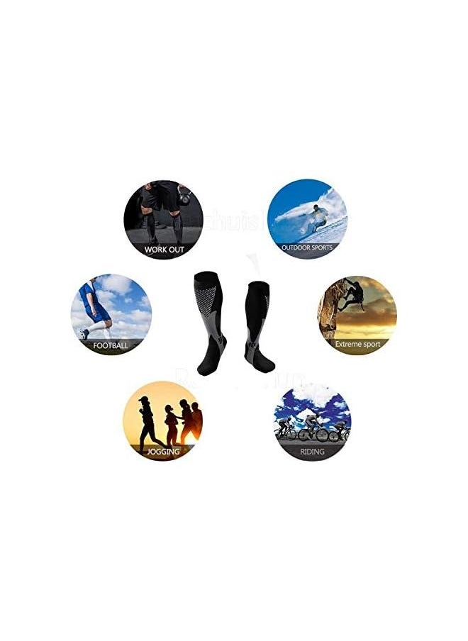 PROMASS 1 Pair Compression Socks For Men Athletic Football Socks  - Image 5