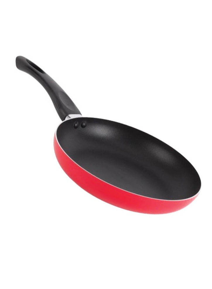 Bisbell 3 Layer Non-Stick Coating Fry Pan With  Ergonomic Handle Red 30 Cm,BB1735 - Image 1