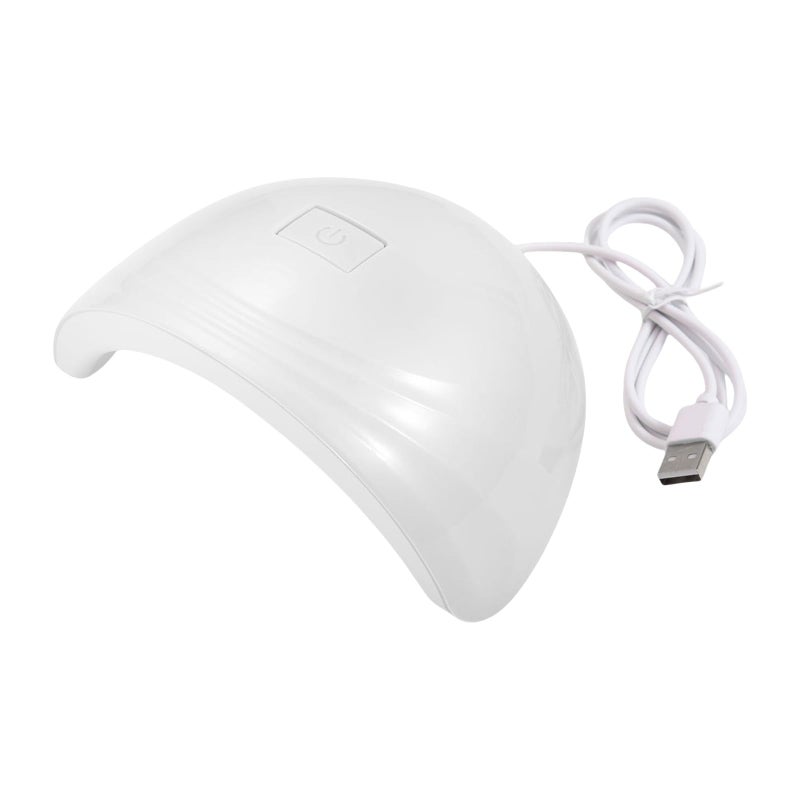 مصباح أظافر LED أبيض تجفيف سريع 60 ثانية 120 ثانية مؤقت USB ضوء تثبيت جل البوليش - Image 2