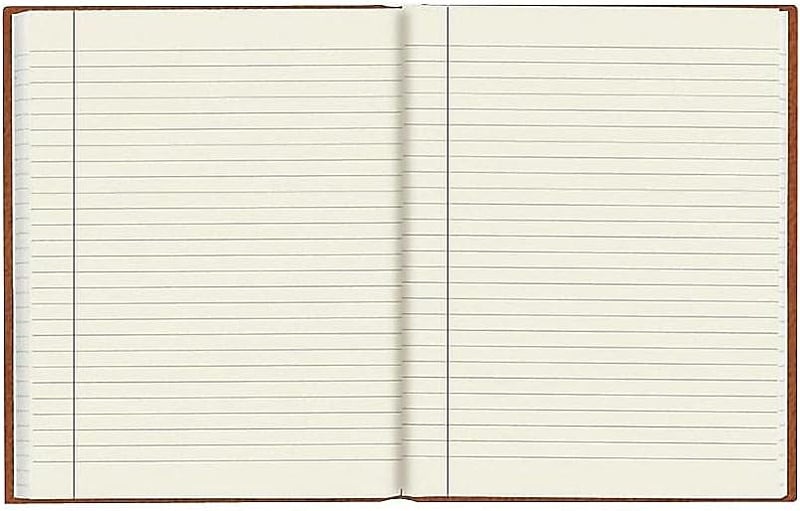 Rediform Blueline A8005 Da Vinci Notebook College Rule 9 1/4 x 7 1/4 Cream 75 Sheets - Image 3