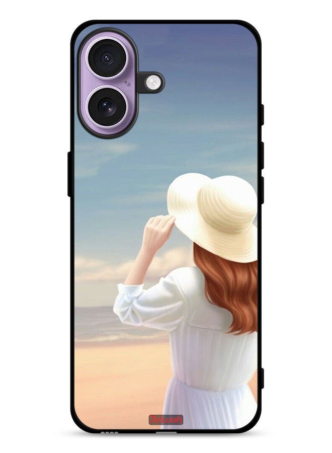 Tolwak Apple iPhone 17 Protective Case Cover Hat Girl Standing - Image 1