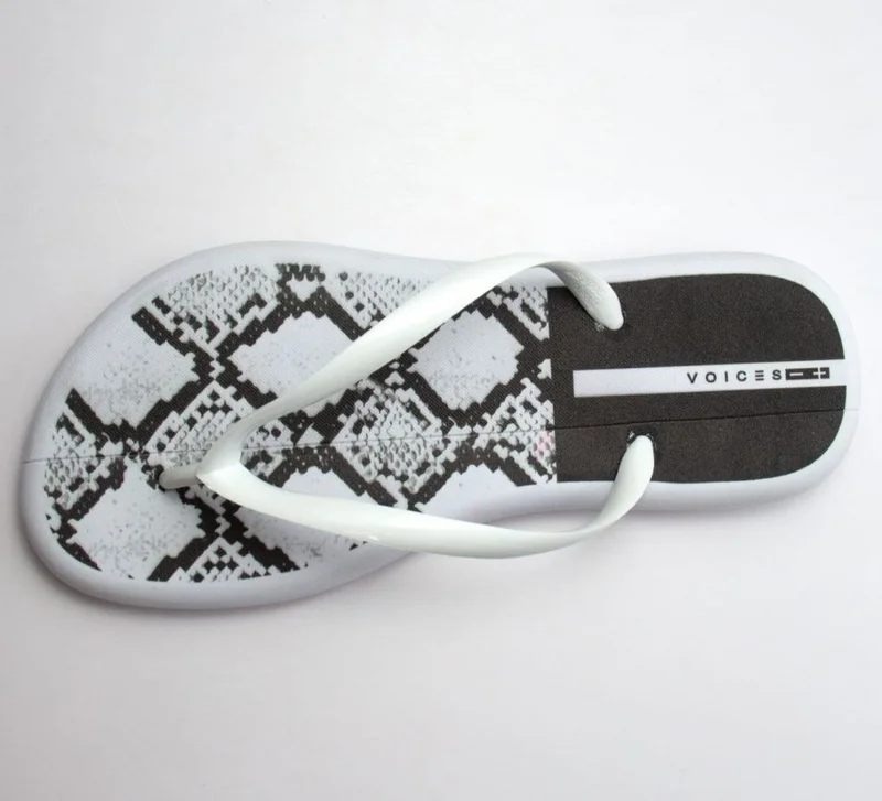 Voices Voices Women'S Flip Flops, Boat Animal - 002.00001, Color - White