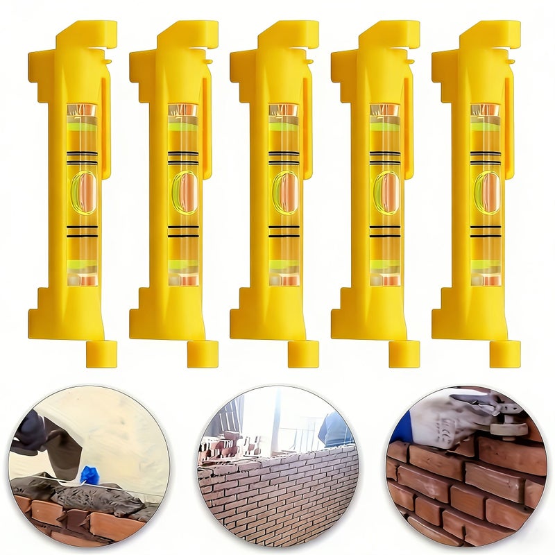 6pcs Multifunctional Mini Level Set Home Use Hanging Line Level Acrylic ABS Round Golf Alignment Portable - Image 5