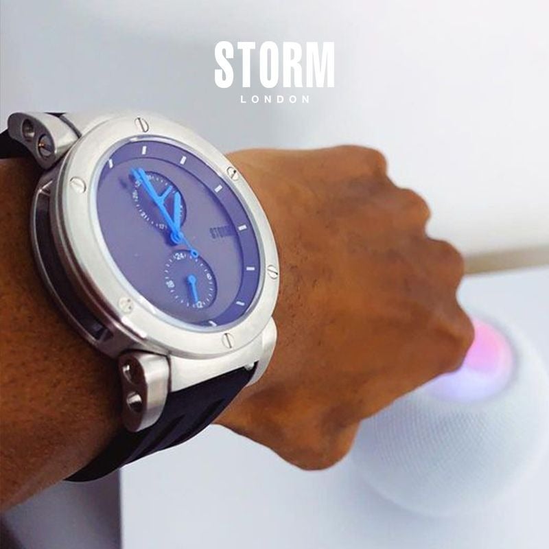 ستورم ساعة STORM البريطانية المستوردة HYDRON V2 RUBBER للرجال مع عرض التاريخ القابل للتكديس - Image 4
