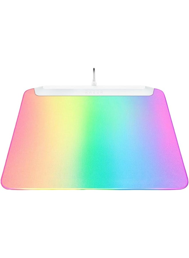 RAZER Firefly V2 Pro Fully Illuminated RGB Gaming Mouse Mat - White - Image 2