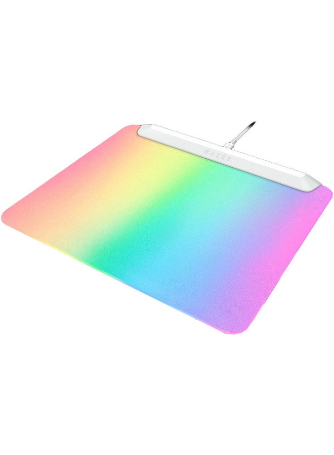RAZER Firefly V2 Pro Fully Illuminated RGB Gaming Mouse Mat - White - Image 4