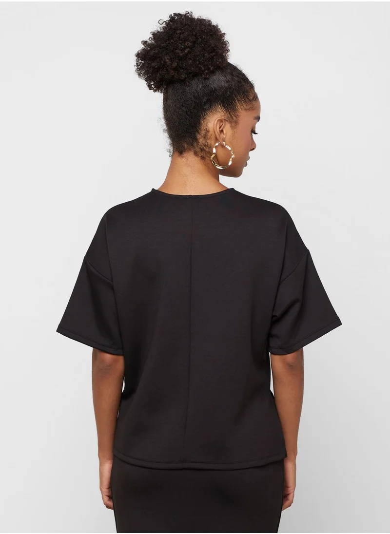 VERO MODA Essential Short Sleeve Crew Neck Top