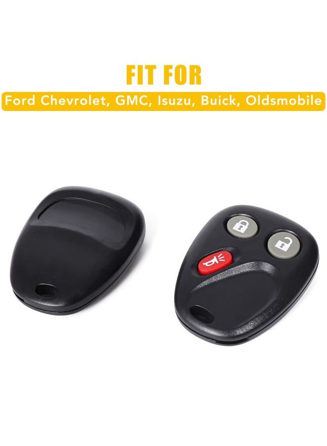 OGATOO Key Fob Replacement Fit for Chevy Trailblazer GMC Envoy Isuzu Ascender Buick Rainier Oldsmobile Bravada 2002 2003 2004 2005 2006 2007 2008 2009, 3 Btn #15008008 15008009 Car Remote, 1pc - Image 2