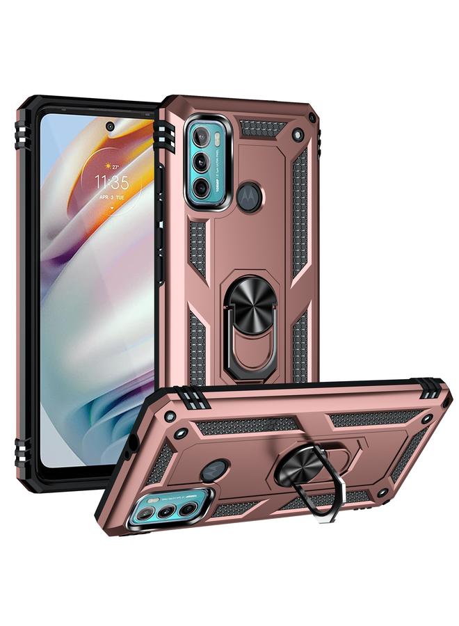 S-TOP Case For Motorola Moto G60 / G40 Fusion Shockproof TPU + PC Protective Case with 360 Degree Rotating Holder - Image 2