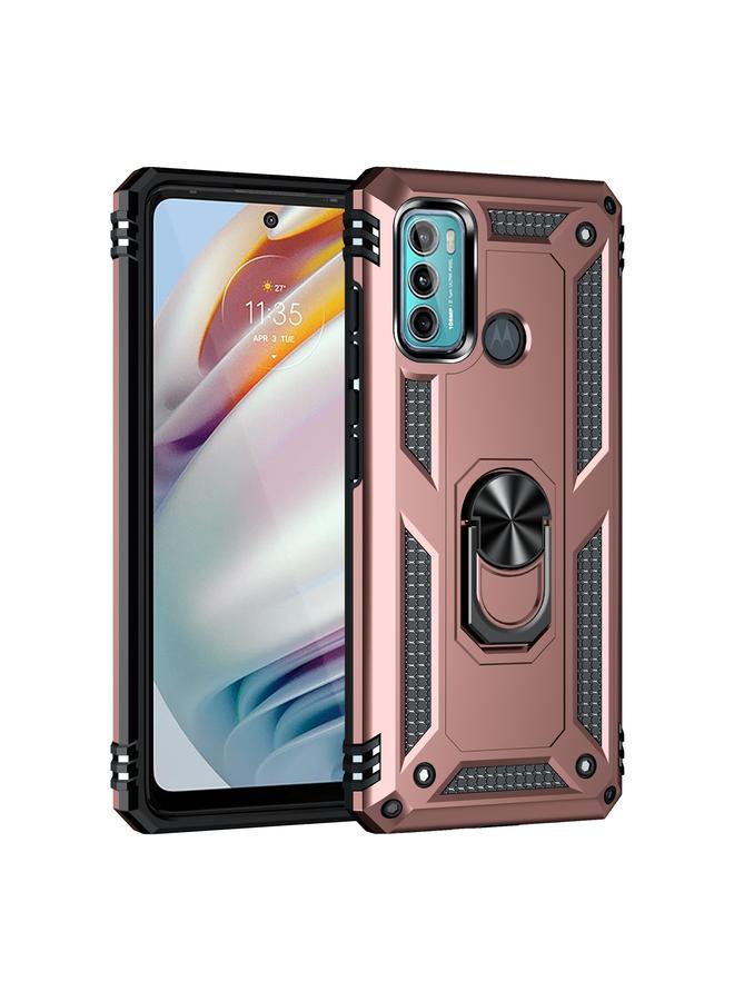 S-TOP Case For Motorola Moto G60 / G40 Fusion Shockproof TPU + PC Protective Case with 360 Degree Rotating Holder - Image 1