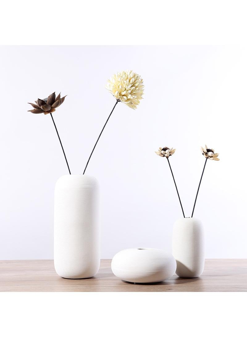 Y&D Art Flower Arrangement Modern Minimalist Living Room Home Soft Decoration Creative Ceramic Vase - Image 3