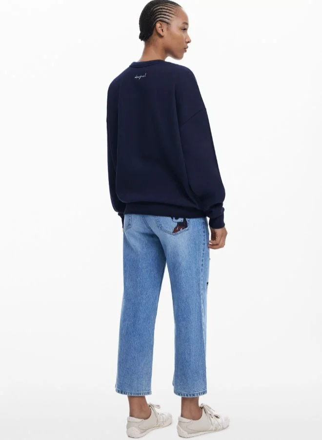 Desigual Blue Mickey Fantasia sweatshirt for Women | Best Price UAE