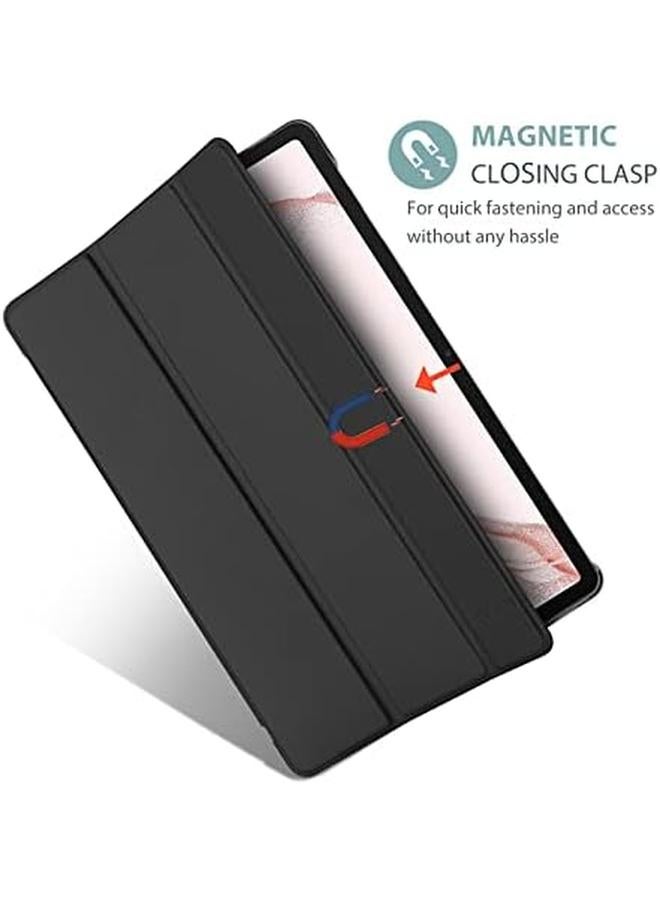 Procases Galaxy Tab S8 Tab S7 11 Inch Case Protective Slim Case Folio Hard Back Stand Smart Cover For 11" Galaxy Tab S8 2022 Galaxy Tab S7 2020 Sm X700 X706 T870 T875 T878 Black - Image 4