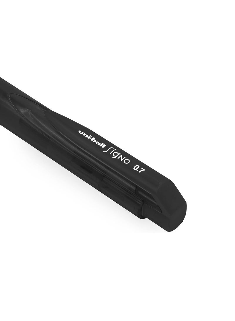 Uniball 1-Piece Signo Rollerball Pen 0.7mm Tip Black Ink  - Image 4