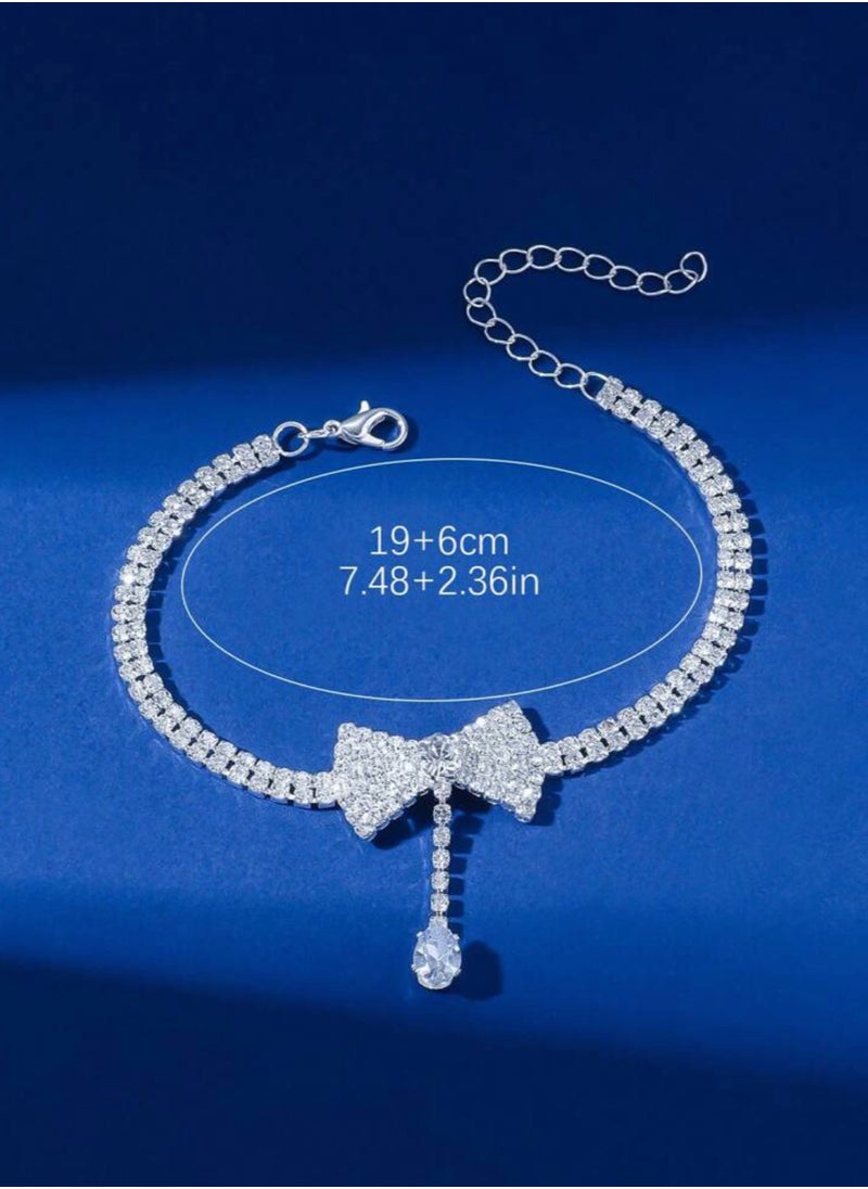 Equal - Stylish & Elegant Anklet For Women Cubic Zirconia - Image 1