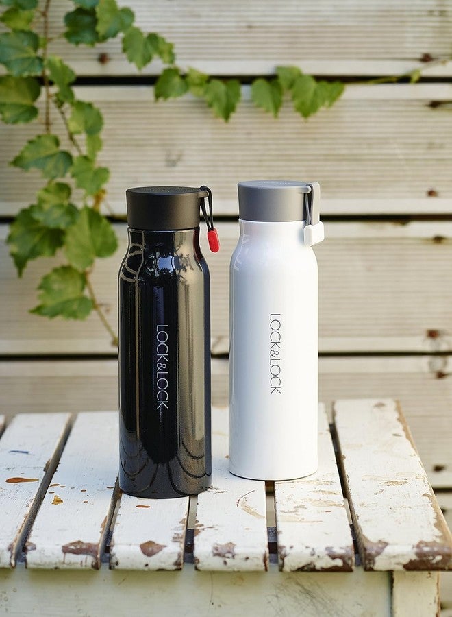 لوك اند لوك كوب سفر حراري معزول بتفريغ الهواء من الفولاذ المقاوم للصدأ من لوك آند لوك، سعة 17 أونصة، أسود - Image 2