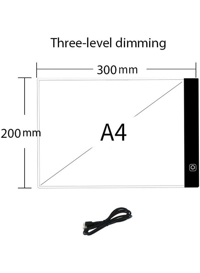 Beauenty Leadigol Led Drawing Copy Pad A4 Painting Toy Transparent LED - Image 5