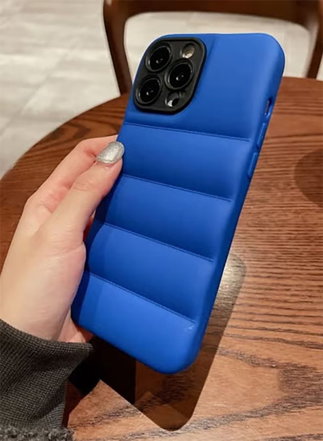 COVERSCART Blue Puffer Jacket Case (Matte) for Apple iPhone 12 Pro Max - Image 4