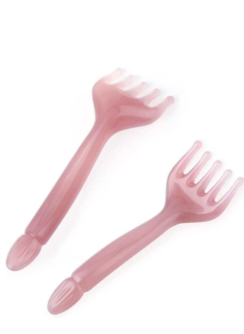 general Head Massager Scalp Massage Tool,Scalp Massage Comb,Five Claw Scalp Rake Gua Sha Tool,Portable Handheld Resin Relax Massage Tool for Soothing Head Neck Lymph for Father's Day Mother's Day Gifts - Image 1