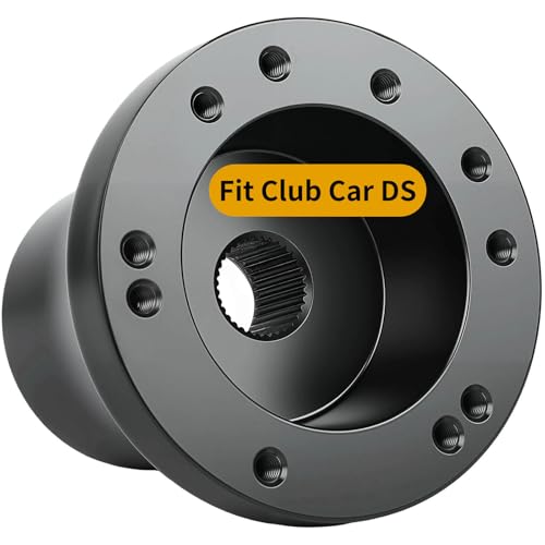 MOSNAI Club Car DS Steering Wheel Adapter Hub for Club Car DS 1984+ Golf Cart with 5-6 Holes Golf Cart Steering Wheel - Image 1