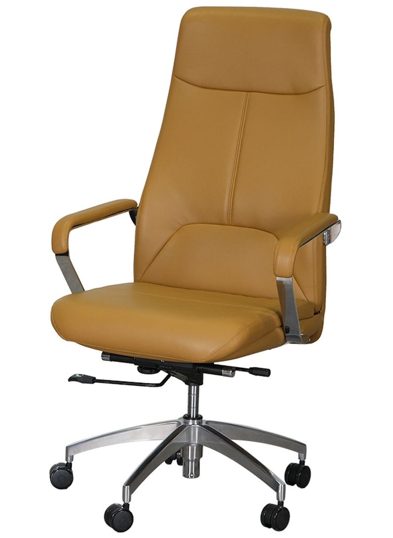 HUIMEI Huimei 1601-A High Back Office Chair Brown Color  - Image 1
