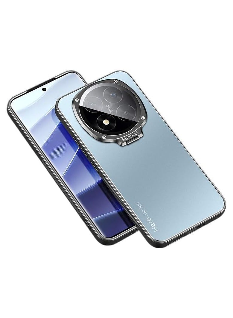 Magnetic Case Compatible with Xiaomi Redmi Note 14 Pro Plus, Built In Magnetic and Hidden Lens Mount, Seismic and Anti Fall Measures Cover for Redmi Note 14 Pro Plus (Blue) - Image 1
