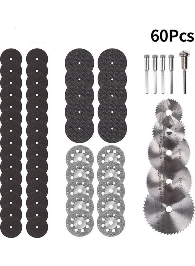 NIBEMINENT 60-Piece Diamond Cutting Wheel multicolour - Image 1