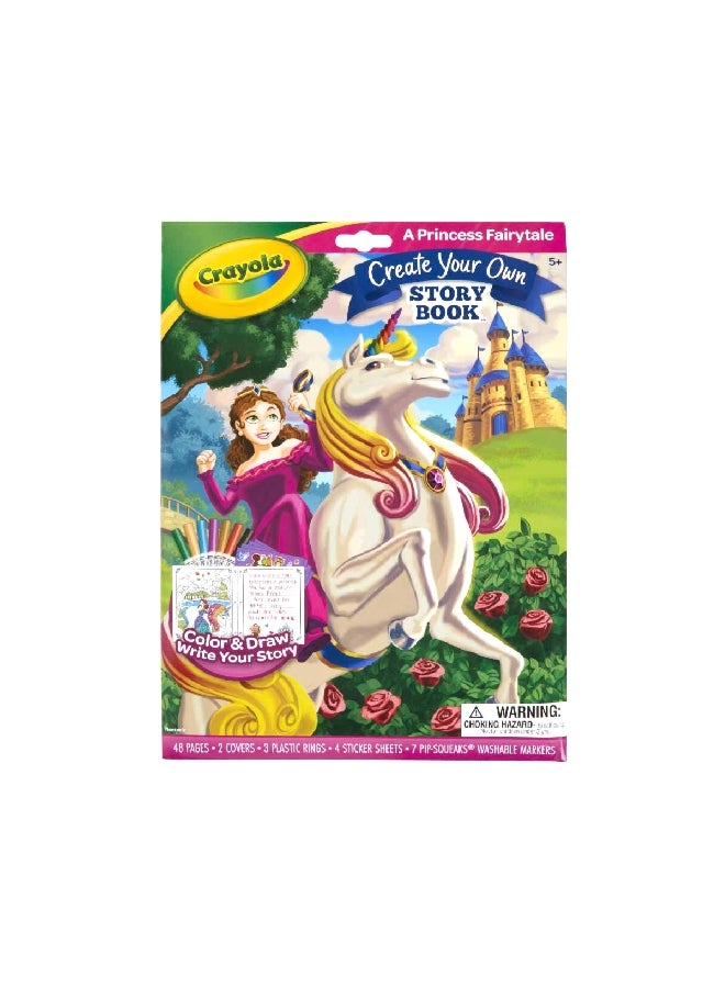كرايولا مجموعة كتاب قصة أميرة خيالية من صنع يديك متعددة الألوان - Image 1