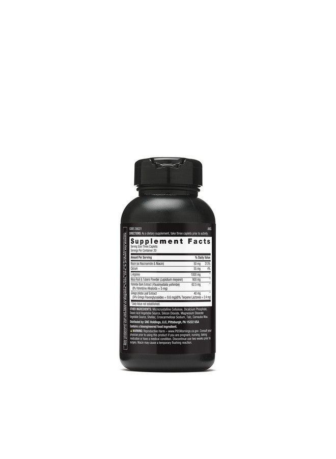 GNC Men's Maca Man, 60 Caplets, Fuels Nitric Oxide Production for Enhanced Blood Flow - Image 2