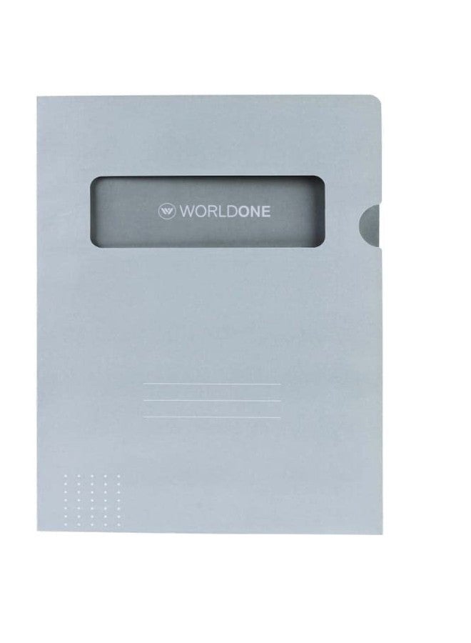 Worldone Eco Friendly Document Organizer/India's First Paper L Folder, 5 Assorted Pastel Colour, A4 Size, Look Thin but Very Durable, Varied Uses, Set of 3 Packets (6Pcs x5 Color)= 30 Pcs - Image 5