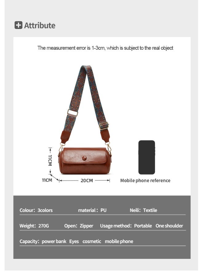 xozgdovg Fashionable Crossbody Bags For Women Small Over The Shoulder Saddle Purses And Cross Body Handbags For Travelling Shopping  - Image 3