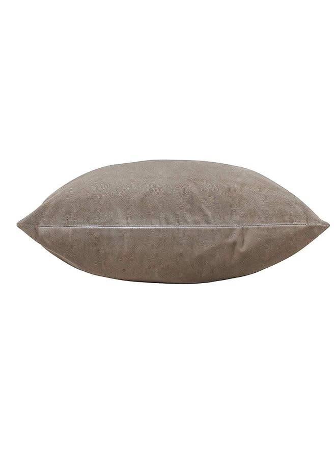 إيروريكس وسادة محشوة مزخرفة من المخمل باللون البيج 45 × 45 سم.Dc8025102570431 Kun - Image 2