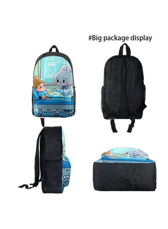 Universal cartoon new three-piece schoolbag - 406  - Image 4