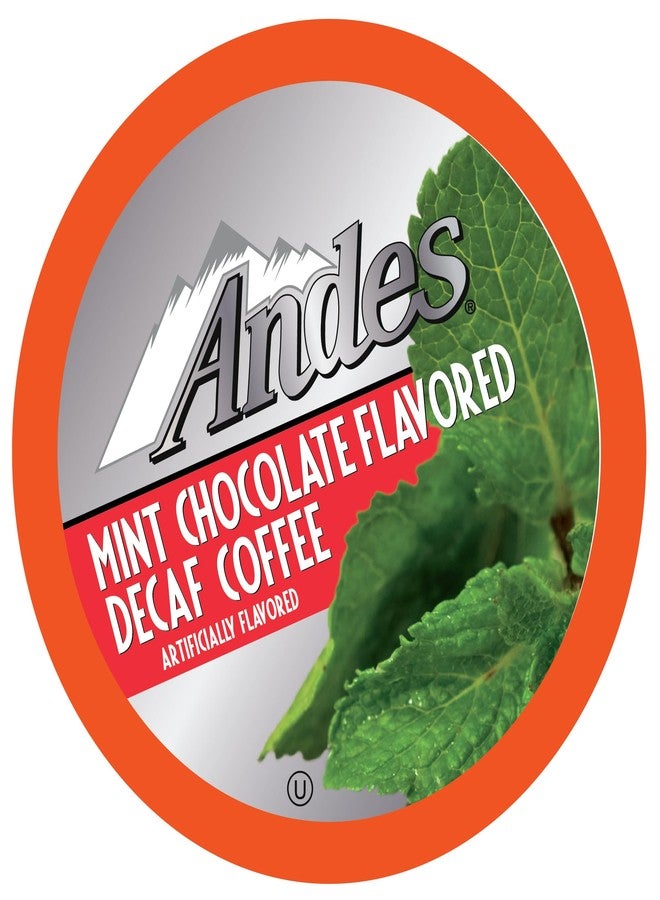 Andes Mints Chocolate Mint Decaf Flavored Coffee Pods, Compatible with K Cup Brewing Machines Including 2.0, Single Serve Peppermint Flavor Enhanced, 38 Count - Image 1