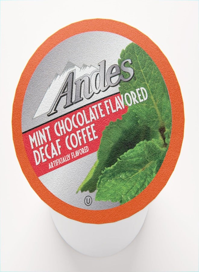 Andes Mints Chocolate Mint Decaf Flavored Coffee Pods, Compatible with K Cup Brewing Machines Including 2.0, Single Serve Peppermint Flavor Enhanced, 38 Count - Image 2