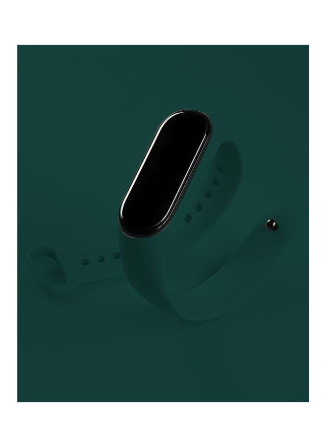 Loquat Xiaomi Mi Band 7 Replacement Strap Soft Silicone Watch Band Sport Wristband Bracelet Compatible with Mi Band 7 Smart Fitness Tracker 2022 Release Dark Green  - Image 3