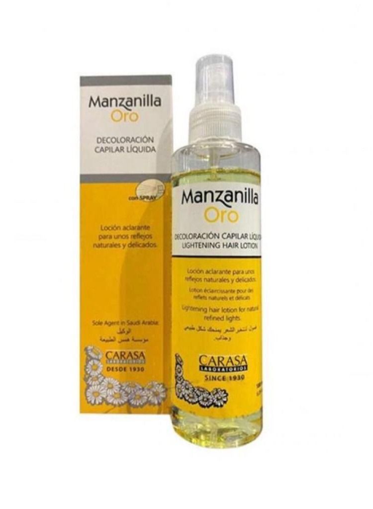 Manzanilla Oro Lightening Hair Lotion With Chamomile Extract  - Image 1