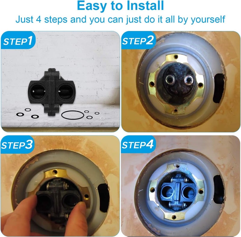 ATESMO GP500520 Pressure Balancing Unit Cartridge Replacement, Compatible With Kohler Shower Cartridge, Kohler Shower Valve, Rite-Temp Bath and Shower 1/2" Single Handle valves 1pcs - Image 2