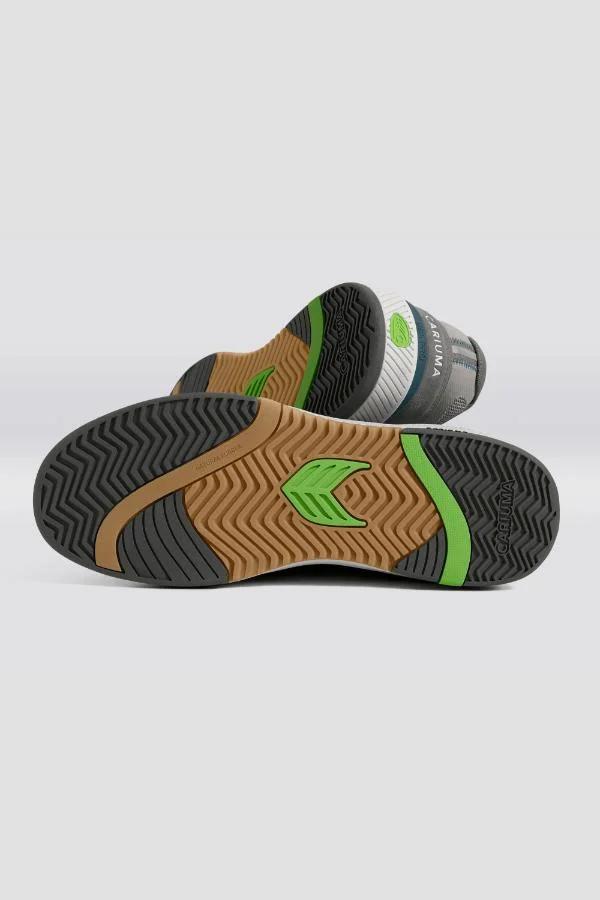 Cariuma UBA PRO Charcoal Grey Suede and Mesh Ice Logo Sneaker