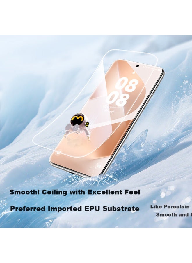 SmartDevil Shanmo Screen Protector For Huawei Pura80pro, Pura80pro+/ultra Tempered Soft Film, Curved Hydrogel Film, Full Screen Coverage, Anti-fingerprint - Image 2