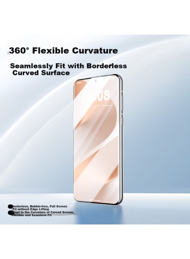 SmartDevil Shanmo Screen Protector For Huawei Pura80pro, Pura80pro+/ultra Tempered Soft Film, Curved Hydrogel Film, Full Screen Coverage, Anti-fingerprint - Image 3