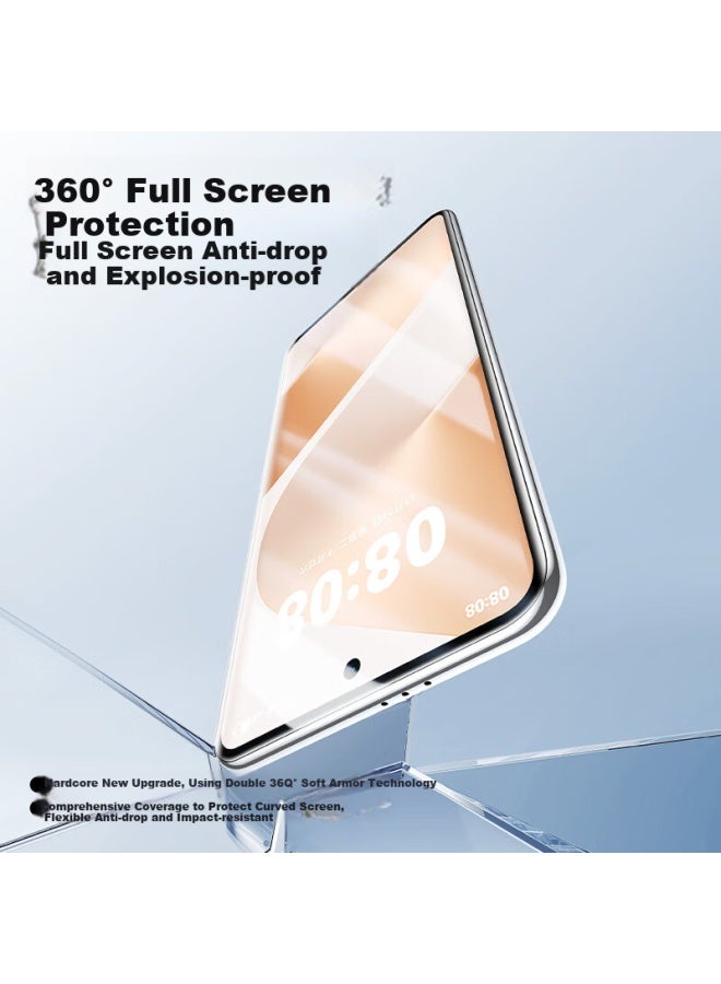 SmartDevil Shanmo Screen Protector For Huawei Pura80pro, Pura80pro+/ultra Tempered Soft Film, Curved Hydrogel Film, Full Screen Coverage, Anti-fingerprint - Image 5