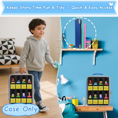 ICIMBI Case For Little Tikes Story Dream Machine Books, Story Dream Machine Show & Go Storage Case, Portable Storage Case For Little Tikes Littles Character Collection (Case Only!) - Image 5