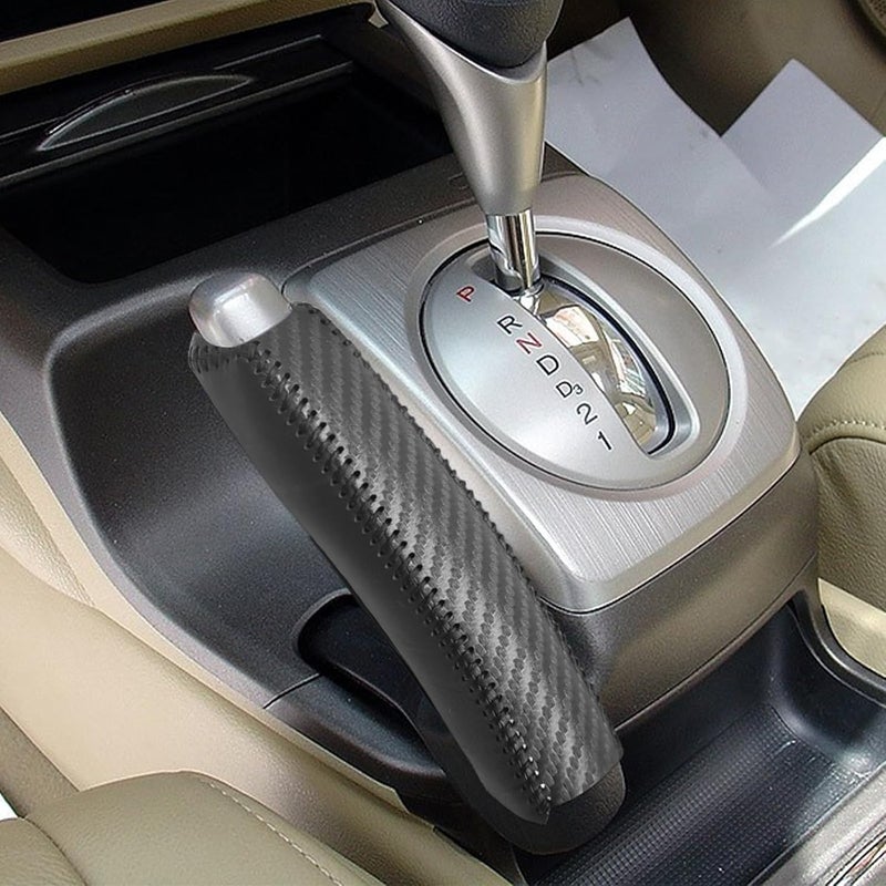 SUNBREATH Hand-Stitched Handbrake Cover for Honda Civic - Image 4