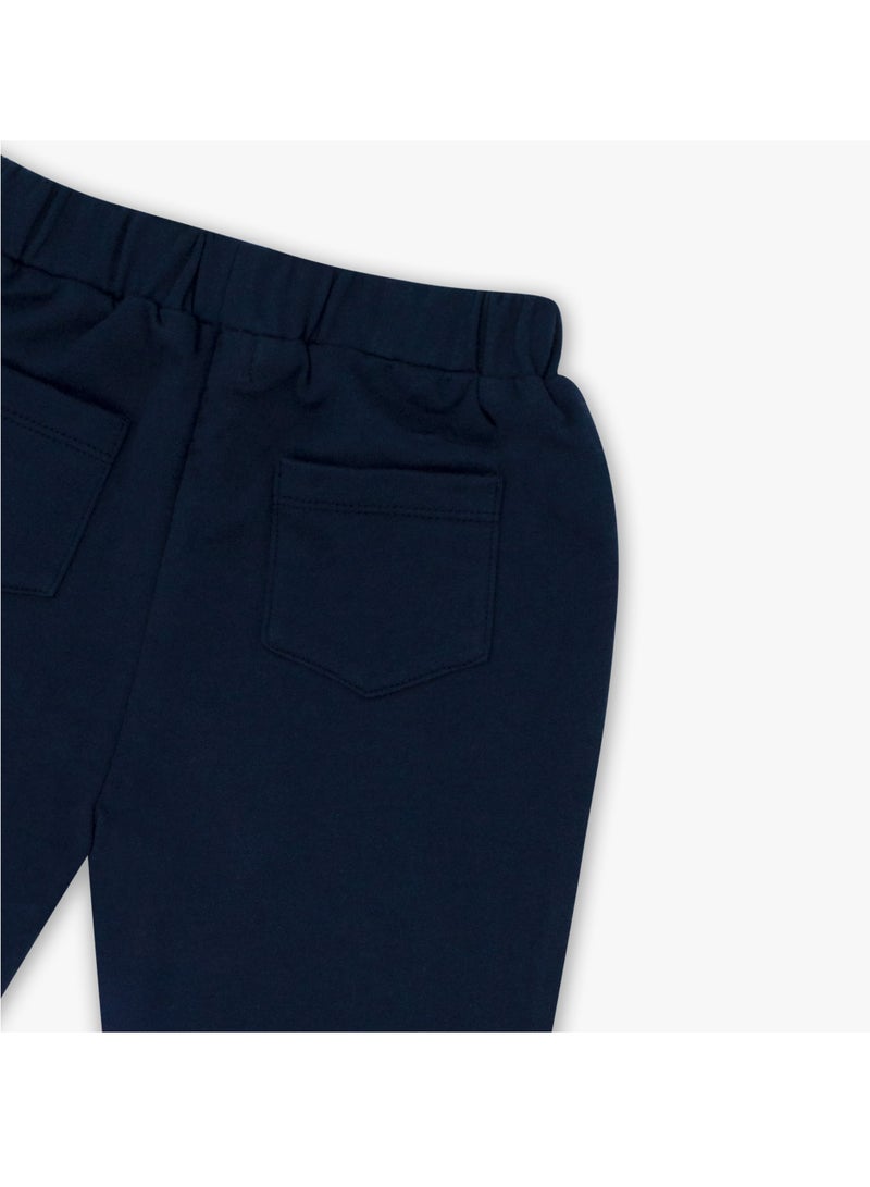 Moon بدلة جوجسوت للأطفال من قطن 100% - أزرق داكن 9-12 شهر - Image 4