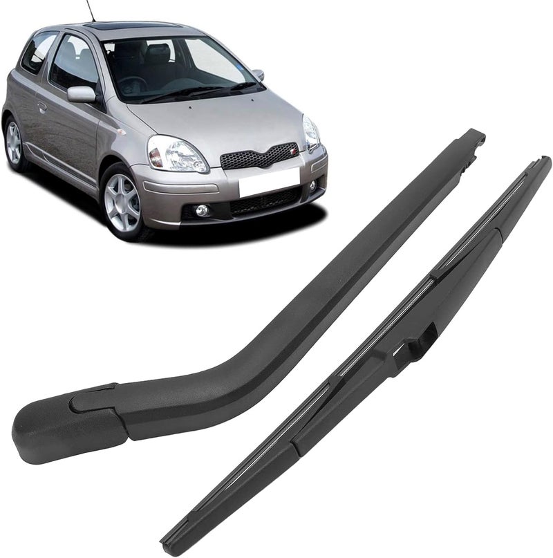 klarako Rear Wiper Arm, Rear Windshield Wiper Kit Set Arm Blade 6429 EV Replacement Repair for Yaris 1999?2005 - Image 4