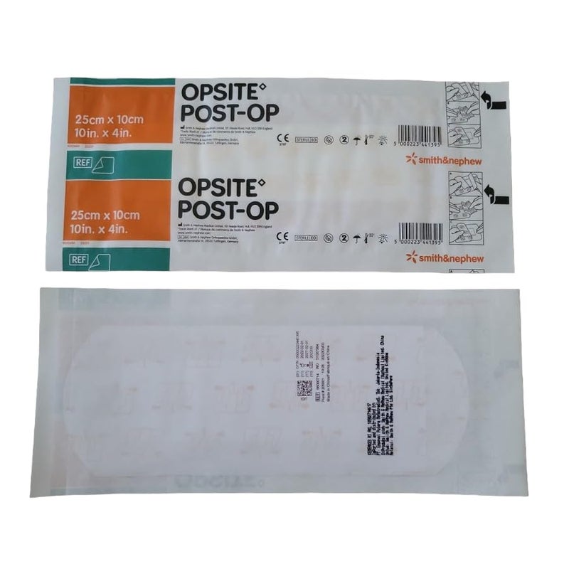 Smith&nephew Opsite Post-Operative Dressing, 25 x 10 cm, pack of 10 - Image 2