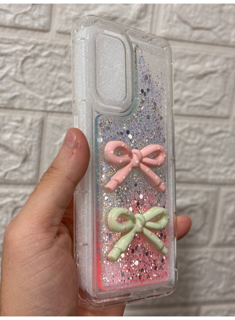 غطاء خلفي مع فيونكة متوافق مع هاتف OPPO RENO 6 4G - Image 2