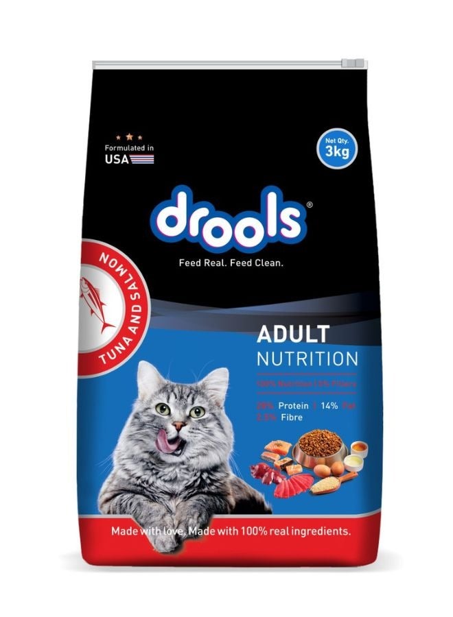 Drools طعام جاف للقطط بنكهة التونة والسلمون - Image 1